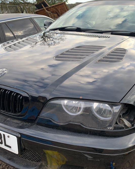 BMW e46 GTR Style Bonnet Vents (outer pair)